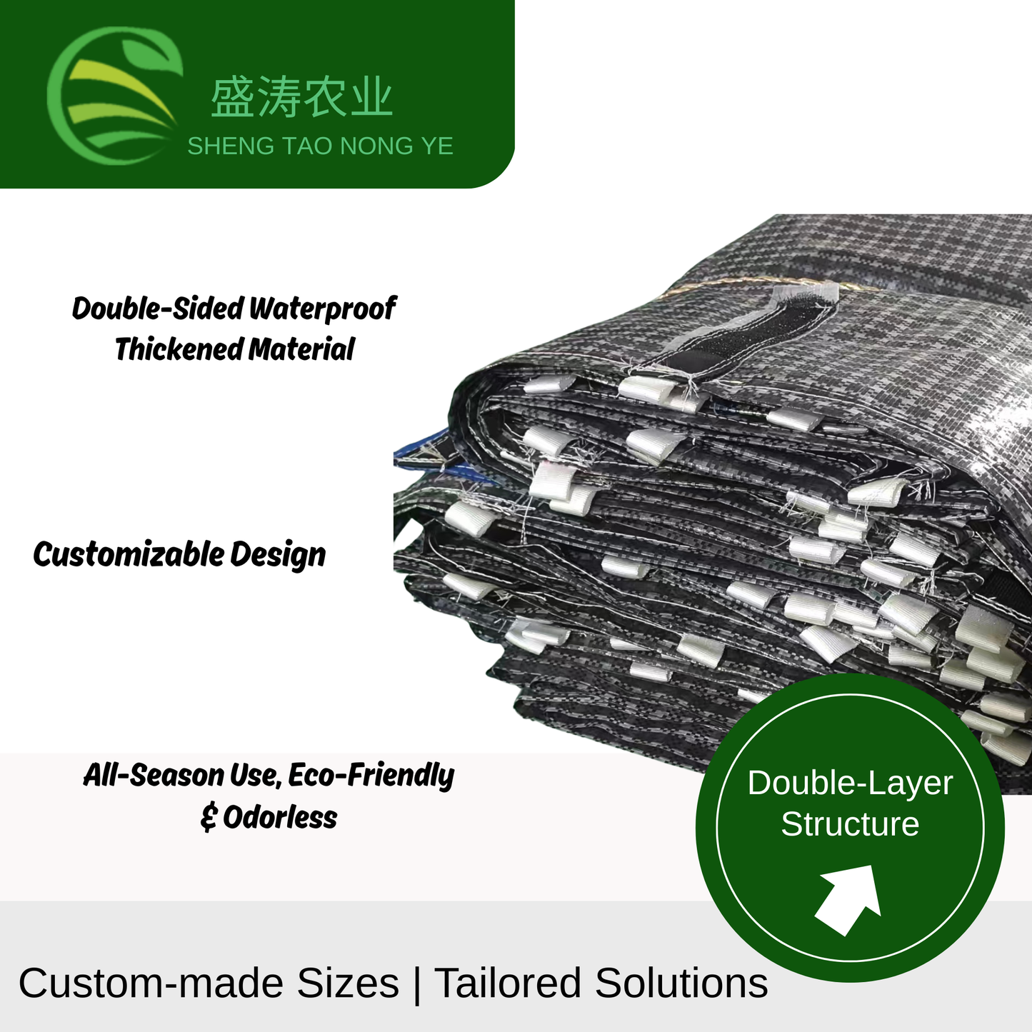 Arched Frame-supported Double-layer Orchard Rain Shelter Film Self-ventilation System & Sun-protective Function